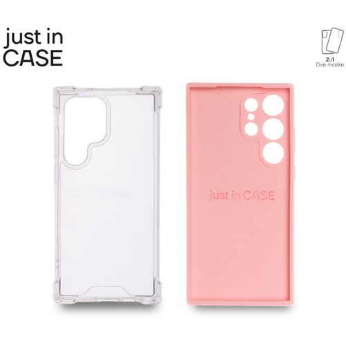 2u1 Extra case MIX paket PINK za S23 Ultra slika 3