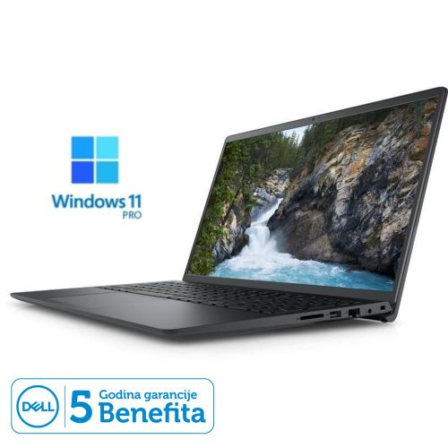 Dell laptop Vostro 3510 15.6" i3-1115G4 8GB 256GB SSD Backlit Win11Pro crni 5Y5B slika 2