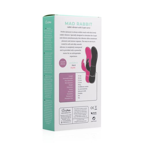 Vibrator Mad Rabbit, ružičasti slika 12