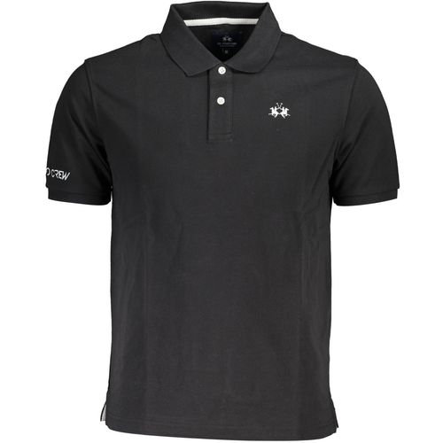 LA MARTINA POLO SHORT SLEEVE MAN BLACK slika 1