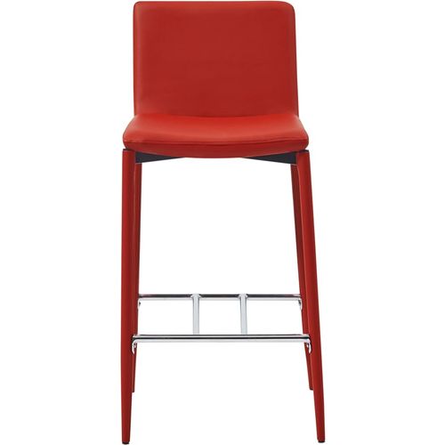 Barski stolci od umjetne kože 2 kom crveni slika 11