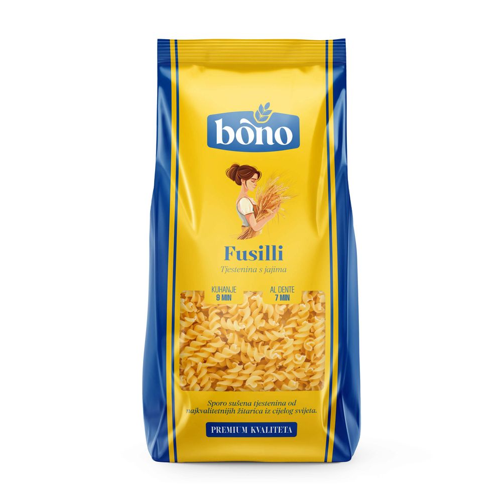 Bono Tjestenina Fusili 400g slika 1
