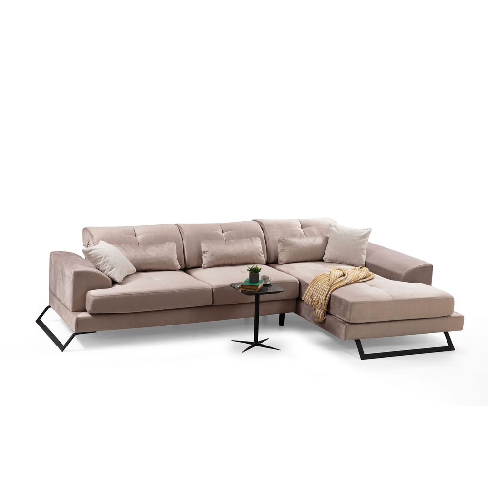 Ugaona Sofa Frido Desni Kut (L3+Chl) - Bež Boja slika 11