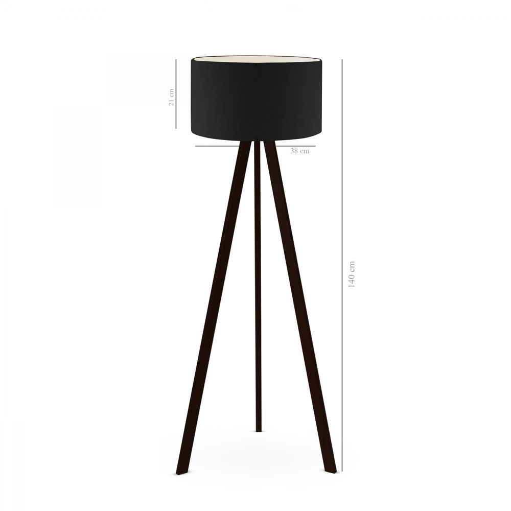 Podna Lampa AYD - 2653, Crna slika 3