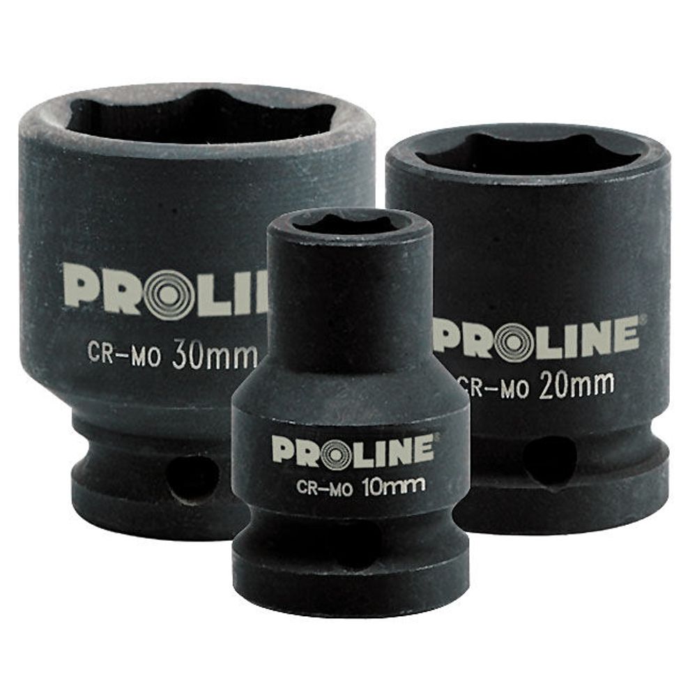 Udarni ključ 6-kutni Cr-Mo 1/2 - 30 mm PROLINE slika 1