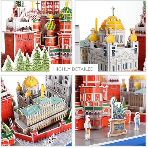 Cubicfun 3D puzle City Line Moskva slika 3