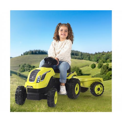 SMOBY traktor s prikolicom 142 x 44 x 55 cm zeleni 710130 slika 4