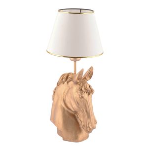 Opviq Stolna svjetiljka, Horse - White, Gold
