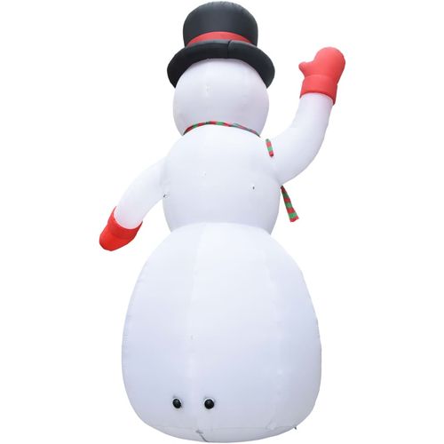 Božićni snjegović na napuhavanje LED IP44 600 cm XXL slika 4