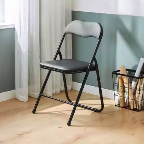 Modernhome set od 4 sklopive stolice - crna eko koža slika 8