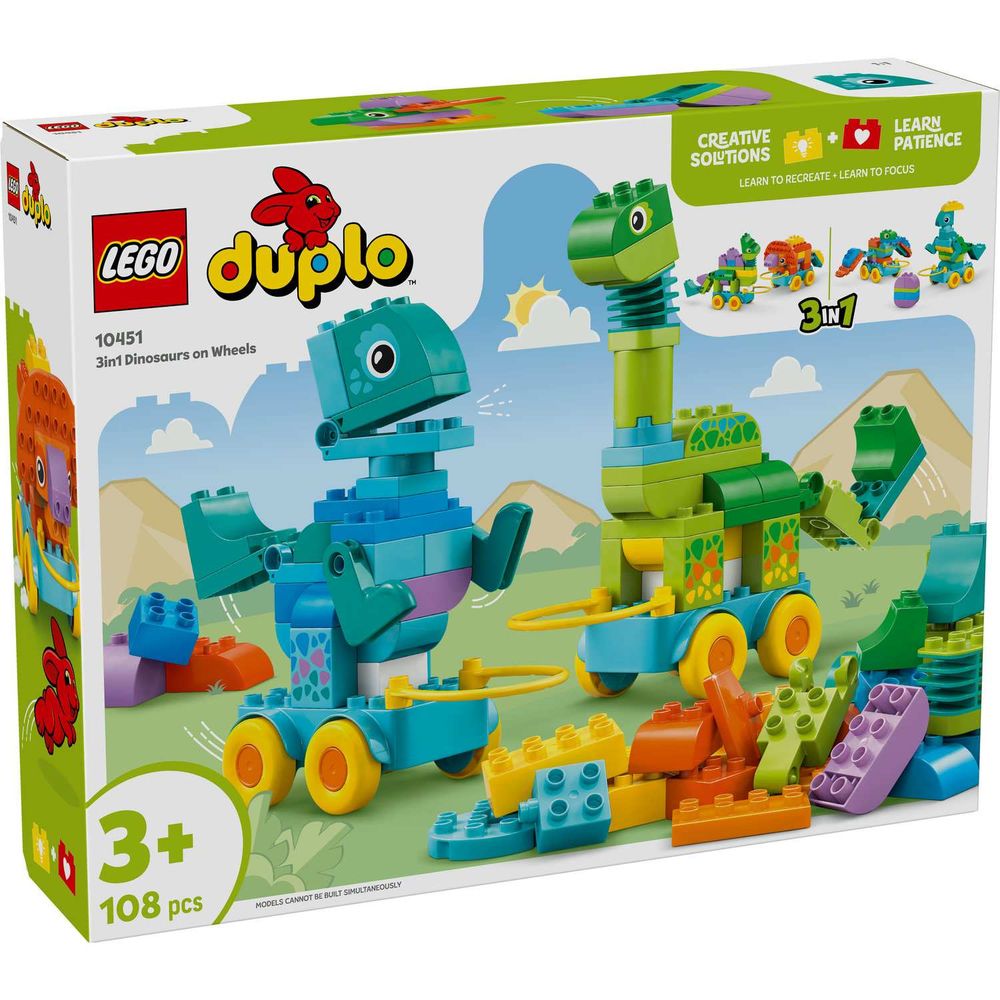 LEGO 10451 3in1 Dinosaurs on Wheels slika 1
