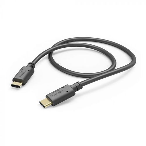 Hama kabl za punjenje i prenos podataka, USB Type-C-USB Type-C, 1m crni slika 1