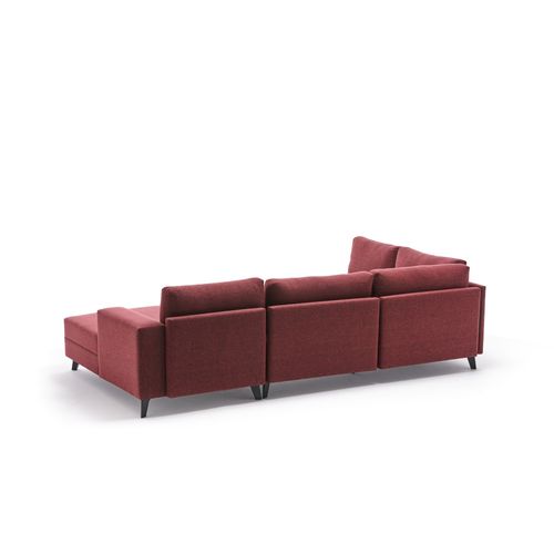 Atelier Del Sofa Kutna garnitura na razvlačenje, Bordo crvena, Efsun - Claret Red slika 3