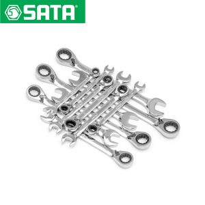Sata Set viljuškasto-okastih ključeva sa račnom-gedorom i trnom 8-19mm ST08044