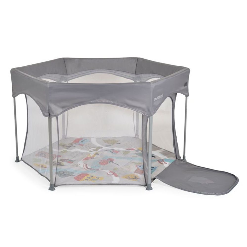 Cangaroo Ogradica za igranje ​​Playbox, Siva slika 2