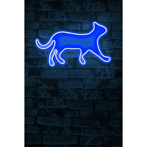 Wallity Ukrasna plastična LED rasvjeta, Kitty the Cat - Blue slika 10