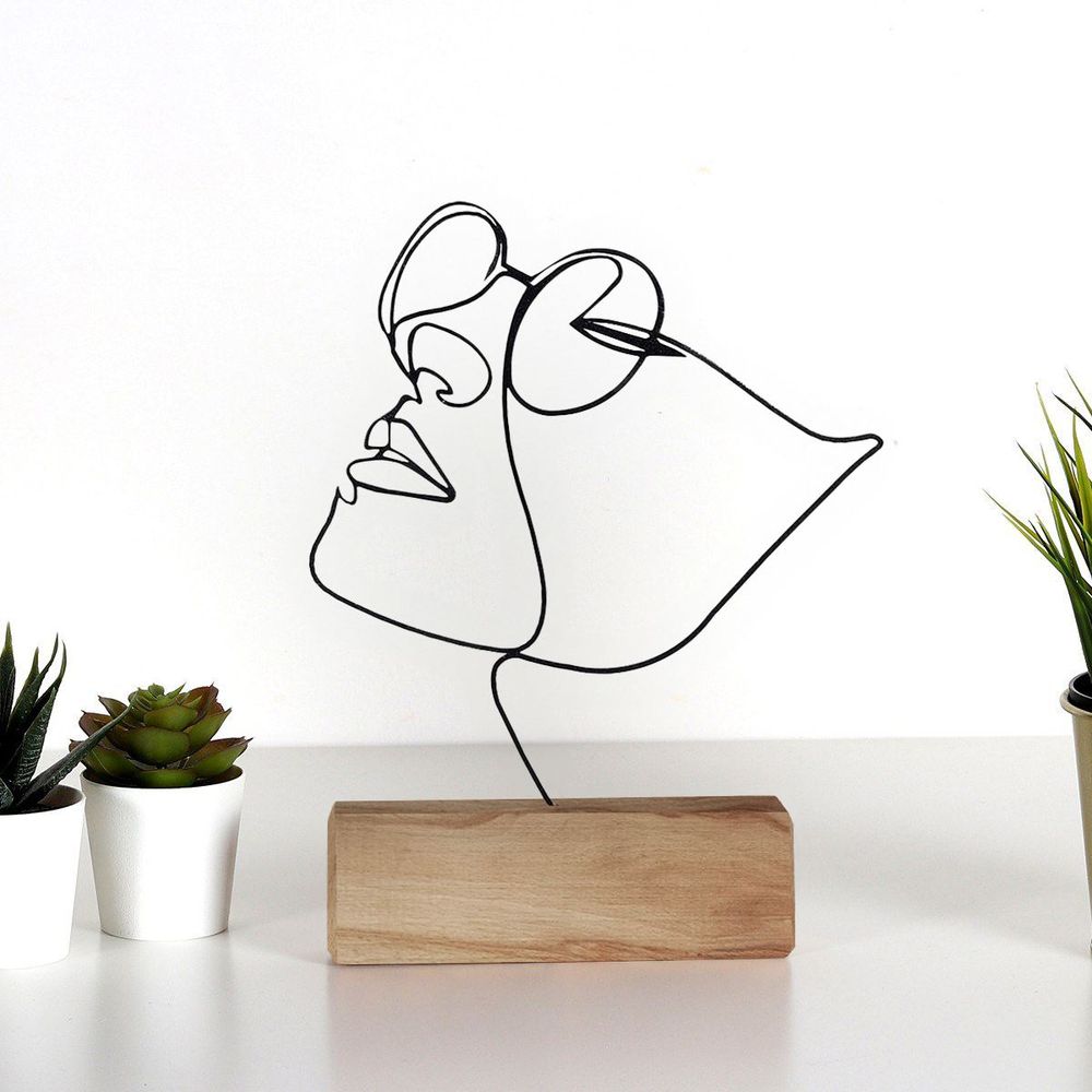 Decorative object M-037, colour: black slika 1