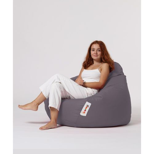 Atelier Del Sofa Premium XXL - Tamno Siva BaÅ¡tenska Fotelja od Pasulja slika 8