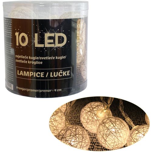 ***10 LED svetla. loptice 4 cm po palici. slika 1