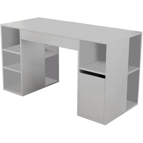 Diamond - White White Study Desk slika 7