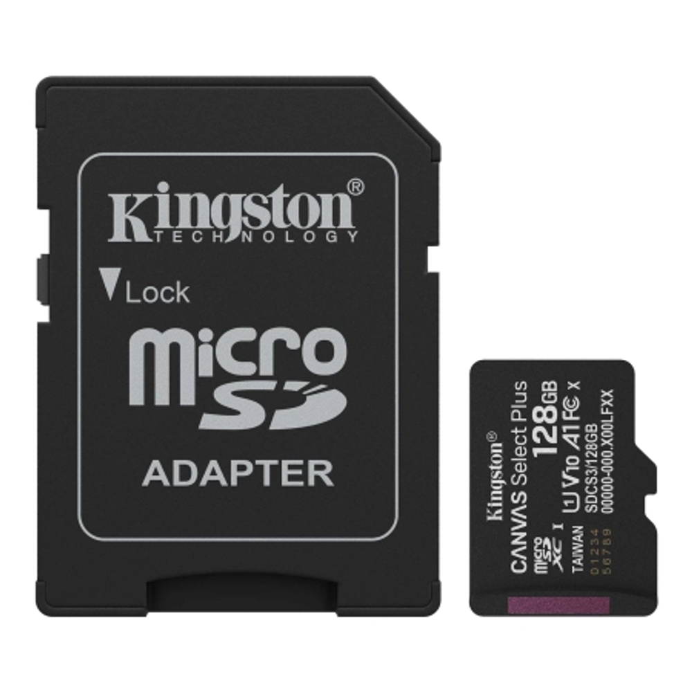 Kingston MicroSD Canvas Select Plus Memorijska kartica 128GB A1 Class10 slika 1