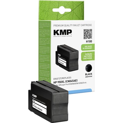 KMP tinta zamijenjen HP 950XL kompatibilan  crn H100 1722,4001 slika 3