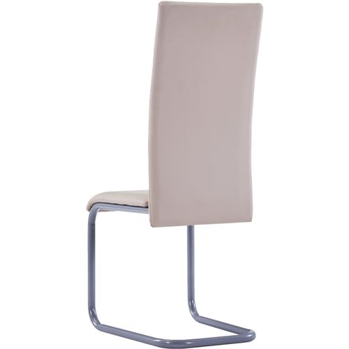 Konzolne blagovaonske stolice od umjetne kože 4 kom cappuccino slika 35