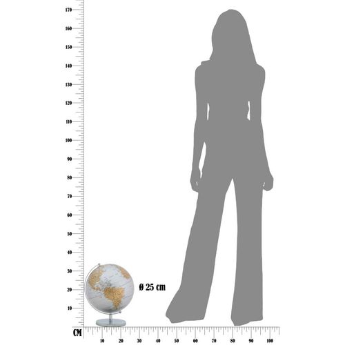 Mauro Ferretti Globus srebrni novi cm ø 25x34 slika 8