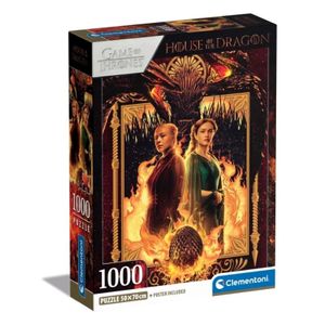 Clementoni CL39903 Puzzle Kuća Zmaja 1, 1000kom