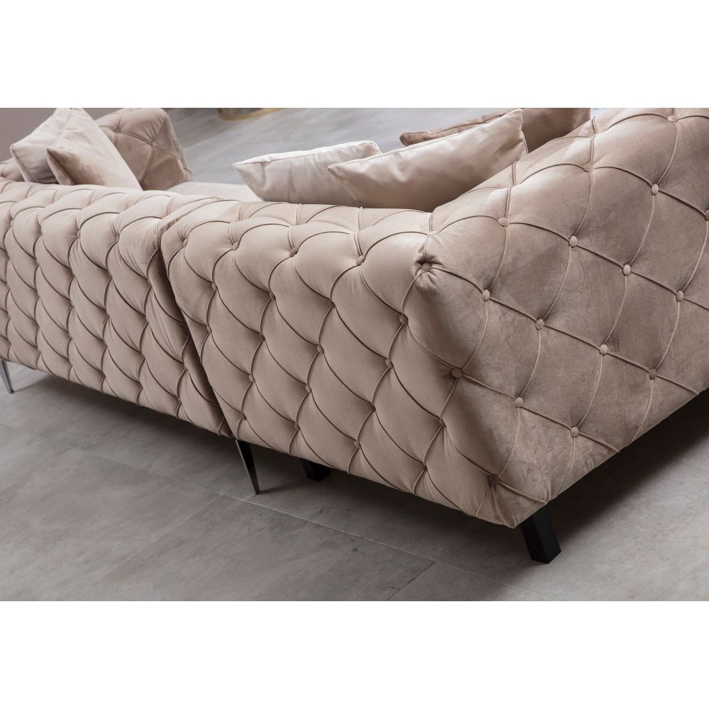Como Kutna Sofa Desna - Bež slika 7