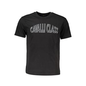 CAVALLI CLASS T-SHIRT SHORT SLEEVE MAN BLACK