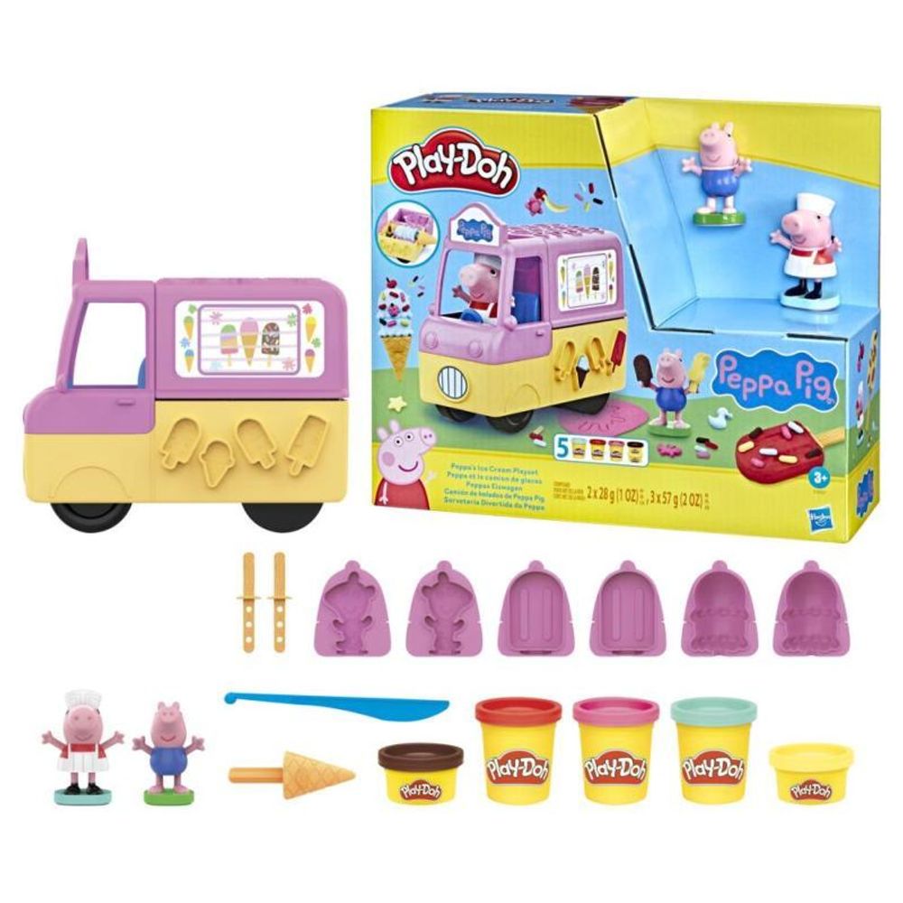 F3597 PLAY-DOH PEPPAS ICE CREAM PLAYSET slika 1