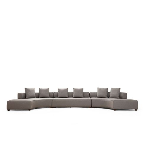 Gondol-3 (CHL-SOL-O3-CHL-SAĞ) - Ugao Sofa u Boji Sive slika 2