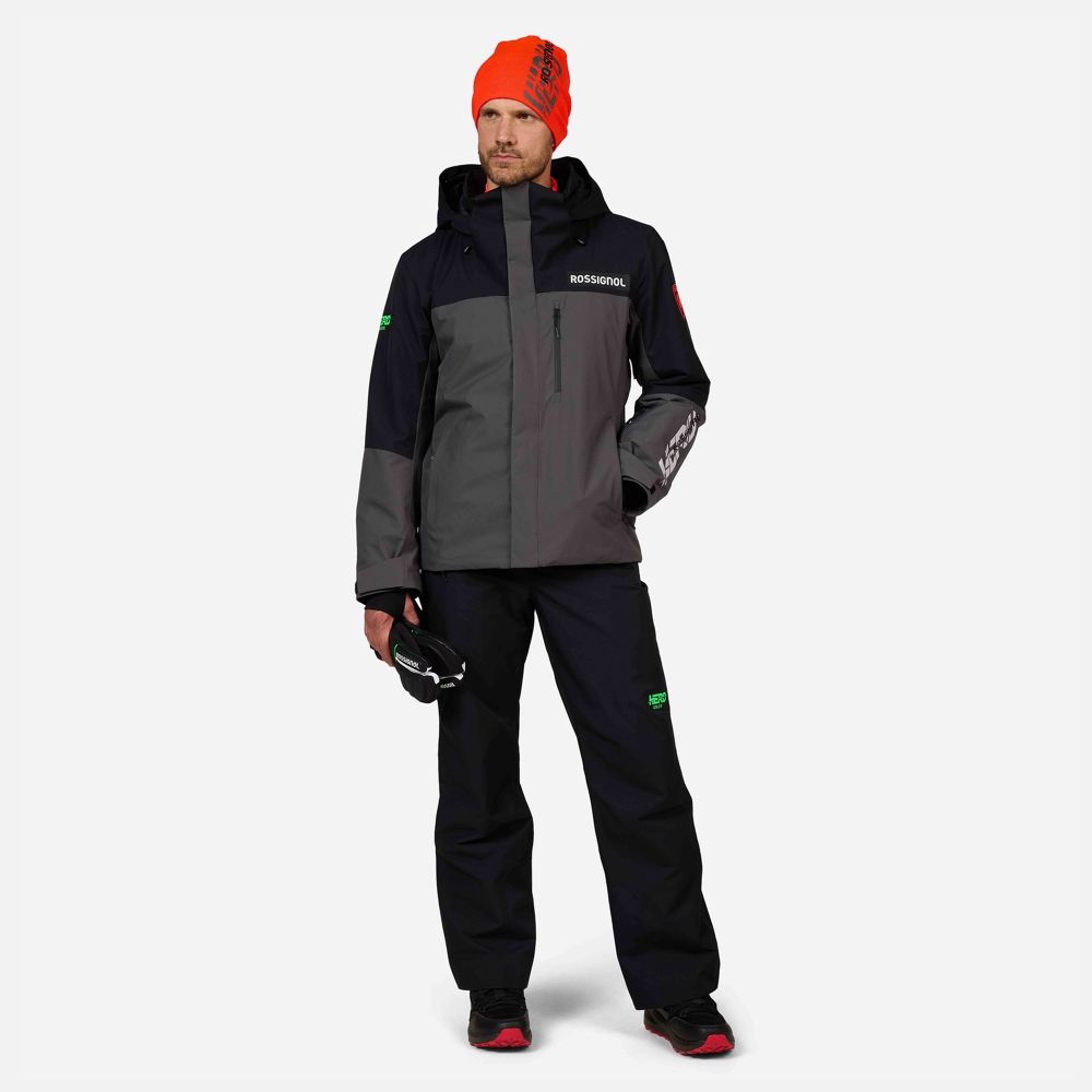 ROSSIGNOL Muška jakna za skijanje Hero Velika Insulated Onyx Grey slika 4