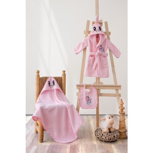 Colourful Cotton Set za kupanje bebe Unicorn slika 1