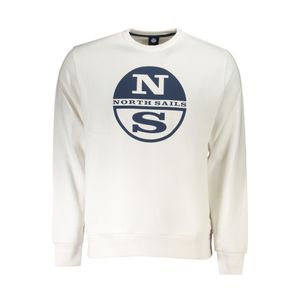 NORTH SAILS MEN'S ZIP-UP SWEATSHIRT WHITE