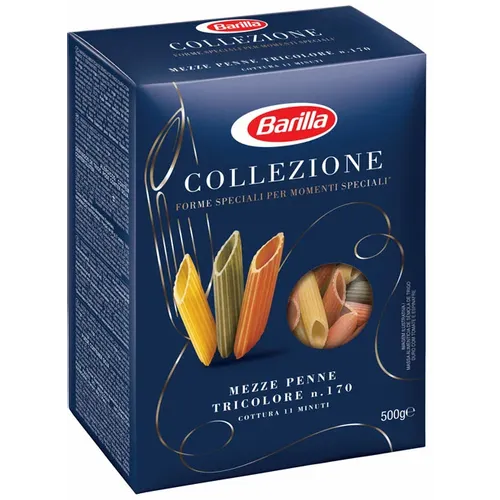 Barilla  mezze penne tricolore 500g slika 1