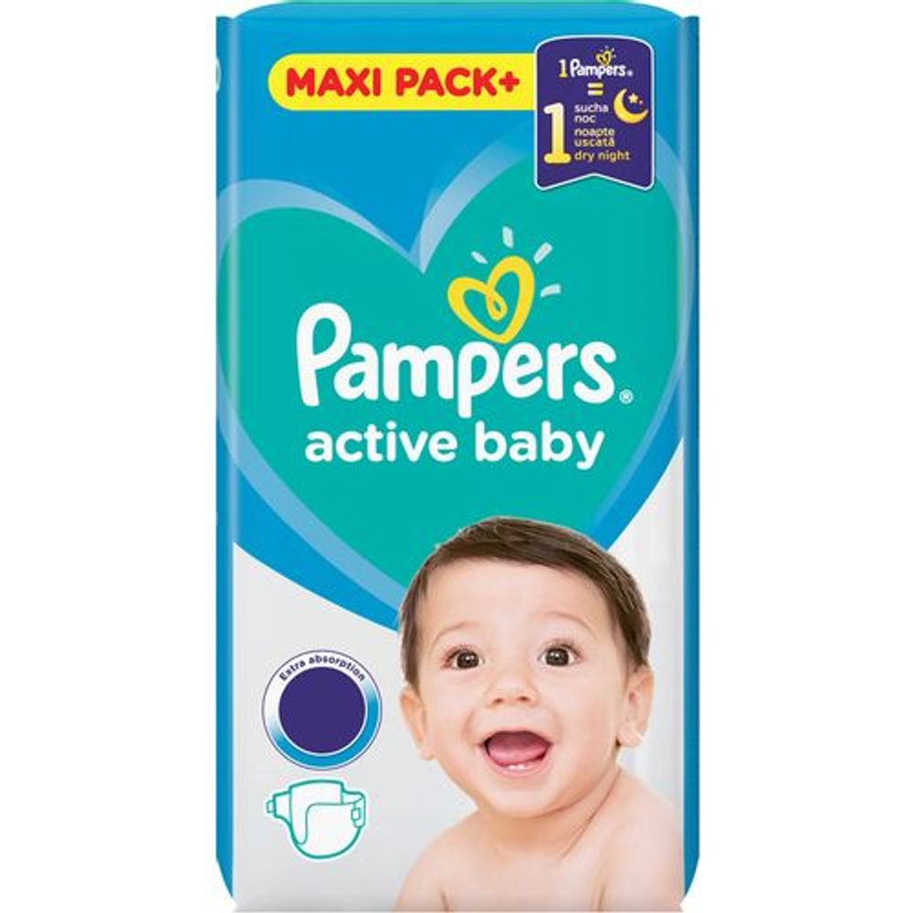 Pampers Active Baby pelene maxi pack slika 7