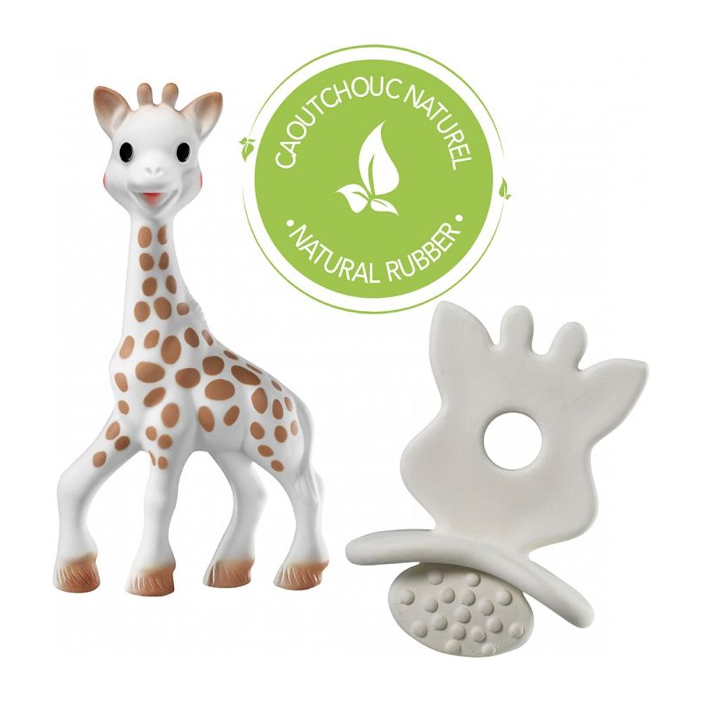 Sophi La Girafe Set Sophie žirafa sa prstenom So'Pure slika 2