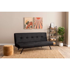 Sofa na razvlačenje Zola - Crna