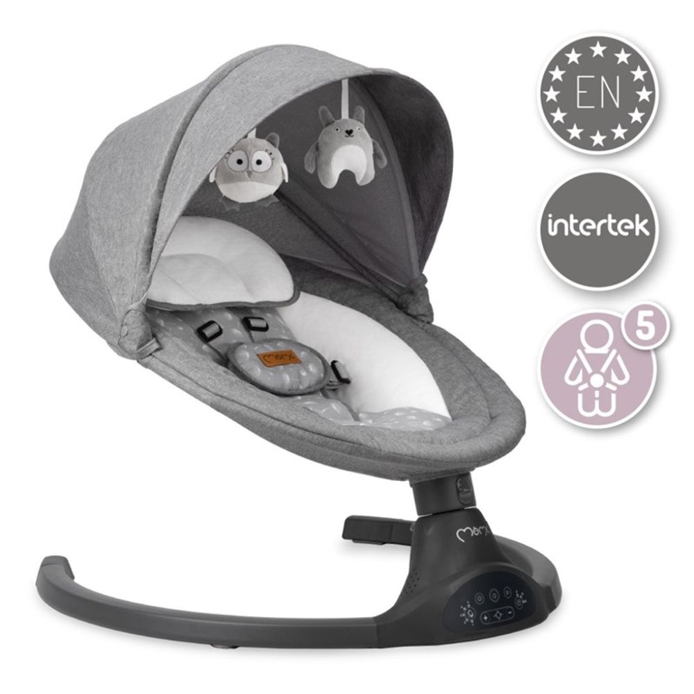 Momi Električna ležaljka Lami Kenani, Dark Grey slika 6