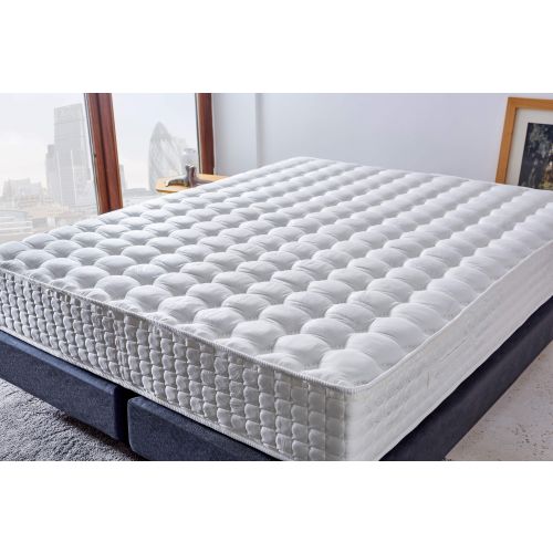 Woody Fashion Madrac, Bijela boja, London 140x200 cm Double Size FR Fabric PocketSpring Luxury Mattress slika 2