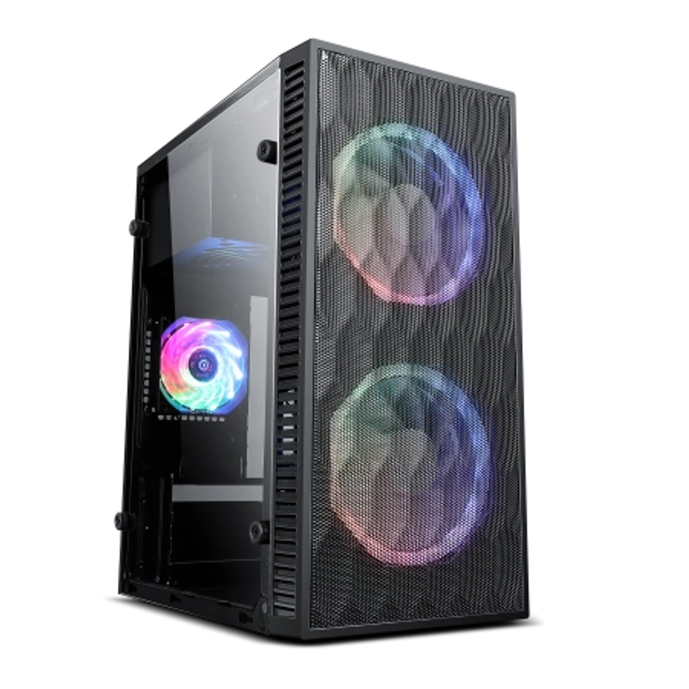 UBIT Gaming Case UB-N16 + 2 RGB fans slika 1
