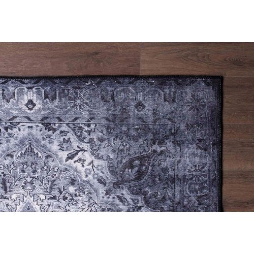 Conceptum Hypnose  Blues Chenille - Gray AL 22  Multicolor Hall Carpet (75 x 150) slika 2