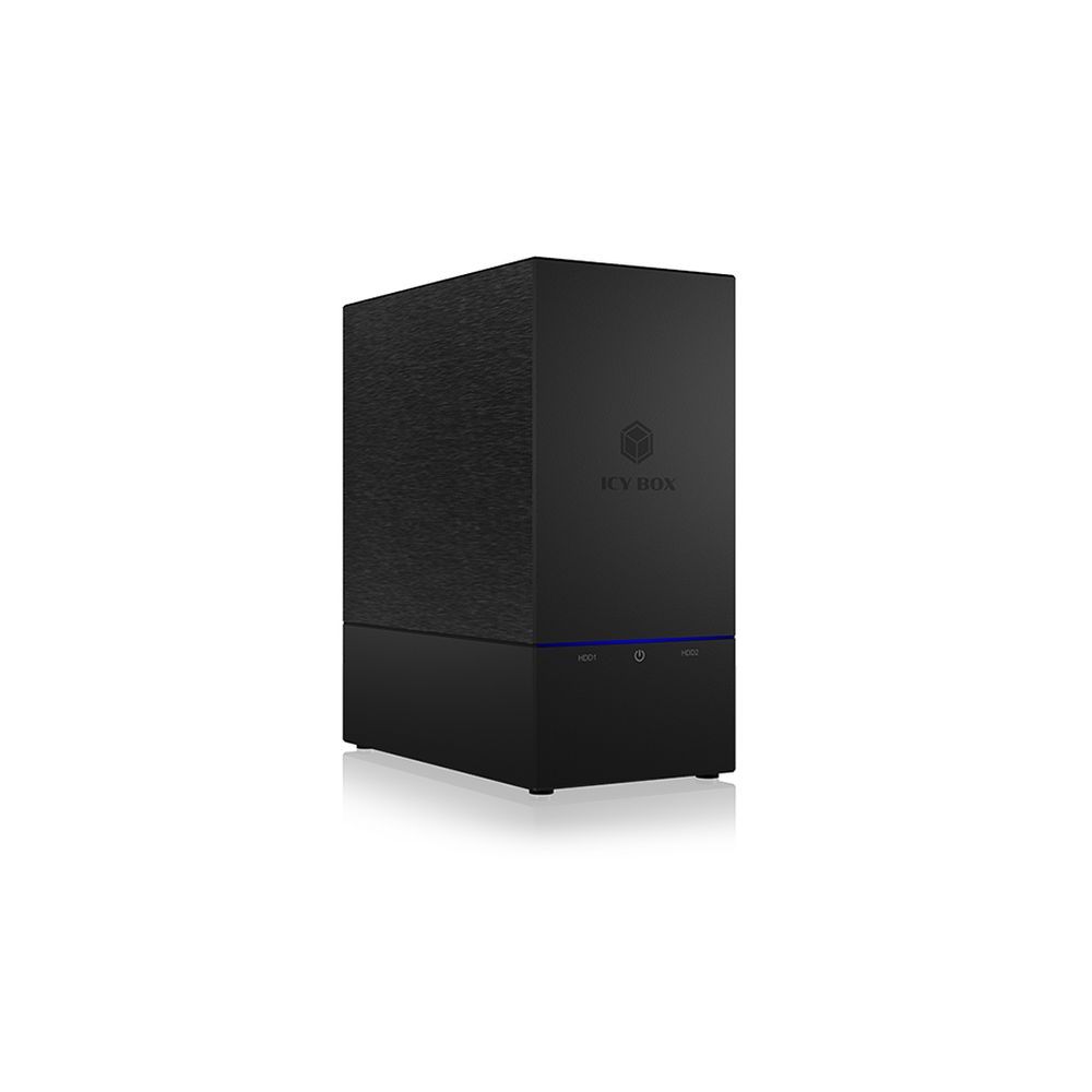 Eksterno kućište ICY BOX IB-RD3621-C31, 2x 3.5" SATA HDD, USB-C 3.1 Gen 2, RAID 0/1, single, large, crno slika 2