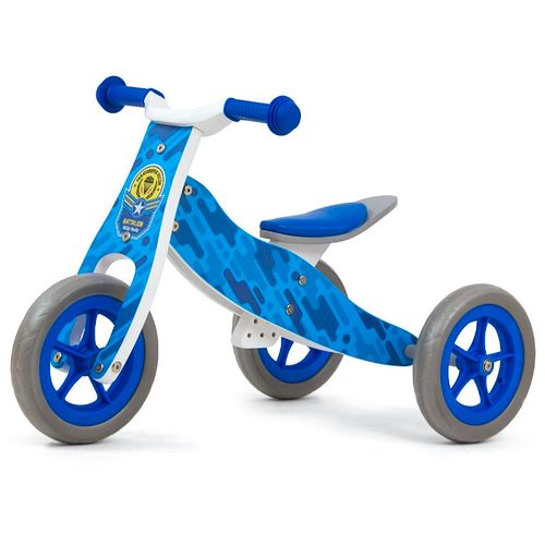 Milly Mally 2u1 tricikl bez pedala plavi slika 3