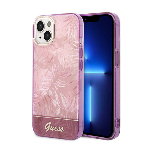 Maska Guess Hc IML Electro Cam Jungle za iPhone 14 Plus 6.7 pink (GUHCP14MHGJGHP) slika 1