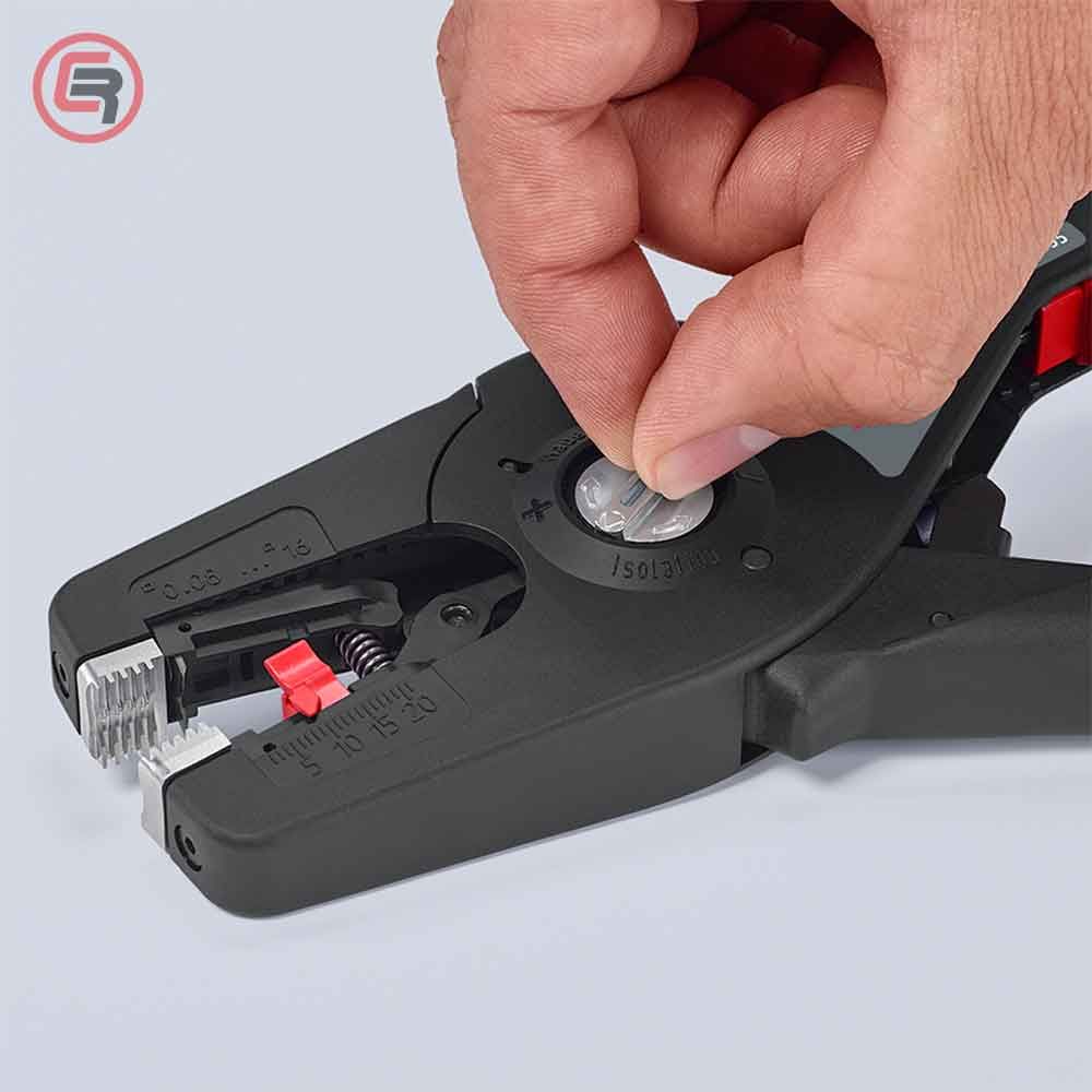 Knipex Kliješta Za Skidanje Izolacije PreciStrip16 / 0,08-16,0 mm2 Automatska - 12 52 195 slika 8