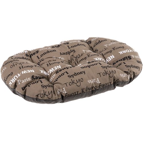 Ferplast Jastuk Relax C 78/8 pse i mačke Cities Brown 78X50 cm slika 1