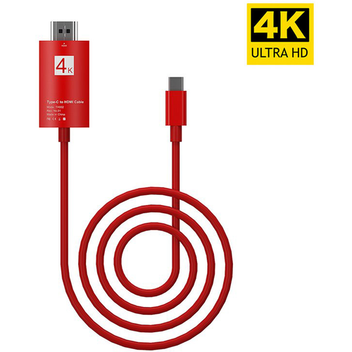 Adapter Type C na HDMI M 4K 30Hz crveni slika 2